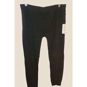 Icon Apparel Leggings Plus Size 2XL/3XL Basic Minimalist Comfort Stretch Black
